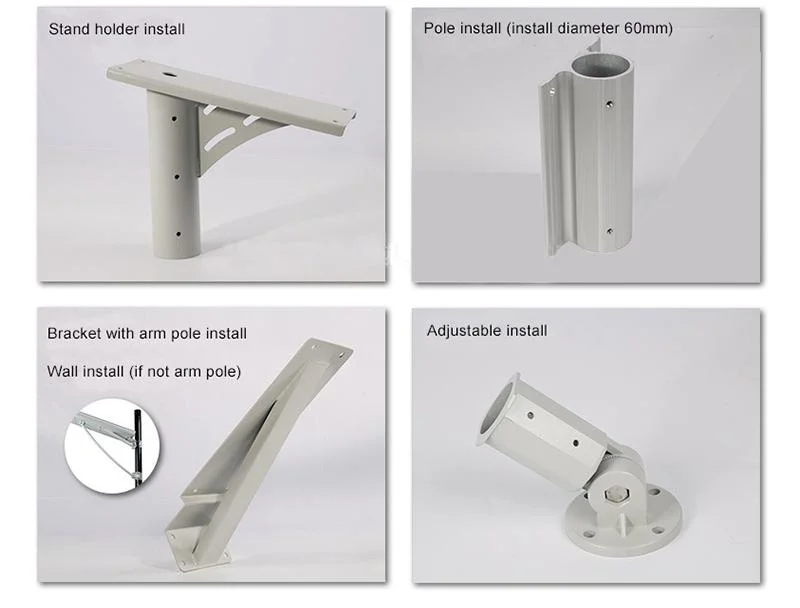 All in One Solar Street Light Aluminum Materials Waterproof 80W 100W