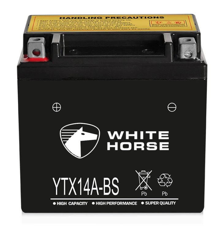 14ah Bottom Price Japan Quality Rechargeable Sealed Motorcycle Battery