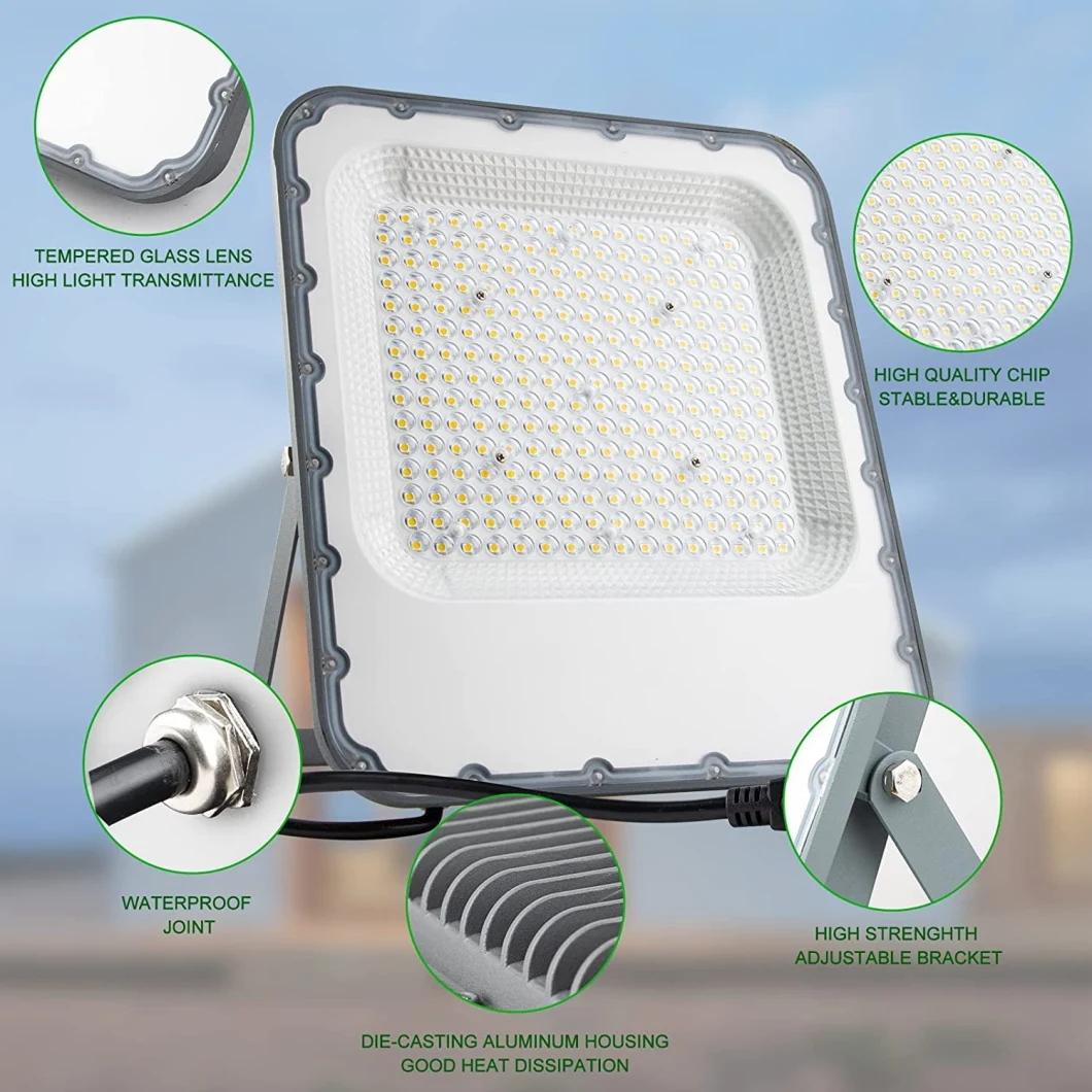 Ecomonical 50W 100W 150W 200W LED Floodlight IP65 Outdoor Fixtures Dob LED Flood Lights